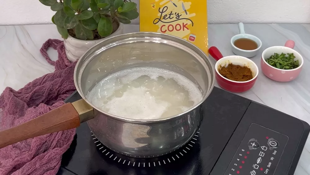 Mango Coconut Chicken Curry with Sticky Rice